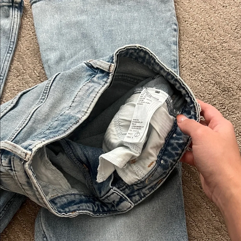 Abercrombie & Fitch - Light Blue Flare Women's Jeans - Picture 3 of 4